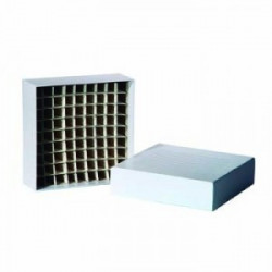 Crio caja 2" carton, divisiones x81 -196°c + 121°c x100und